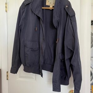 Navy Cotton Banana Republic jacket